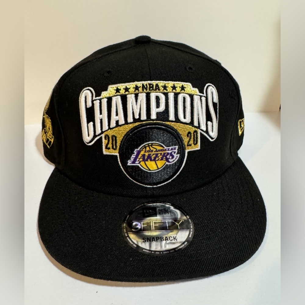 LA Lakers New Era 2020 NBA Finals Champions 9FIFTY Snapback Championship Cap Hat